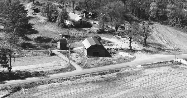 Vintage Aerial photo from 1984 in Marshall County, AL