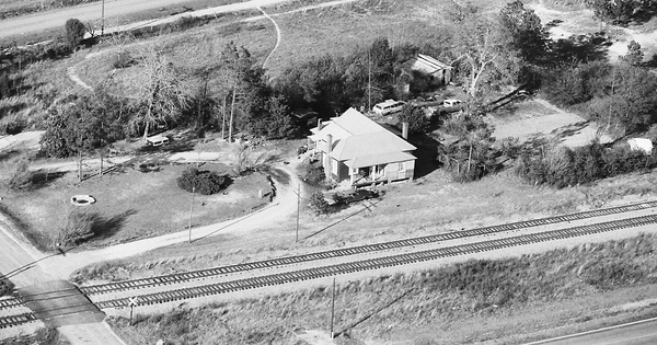Vintage Aerial photo from 1984 in Taylor County, GA