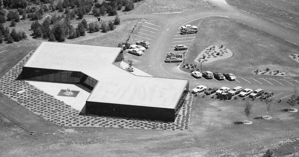 Vintage Aerial photo from 1985 in Saratoga County, NY
