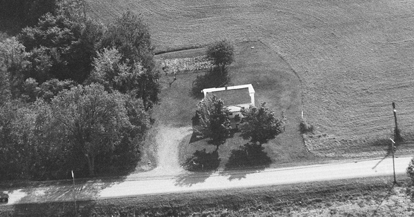 Vintage Aerial photo from 1992 in Harrison County, OH