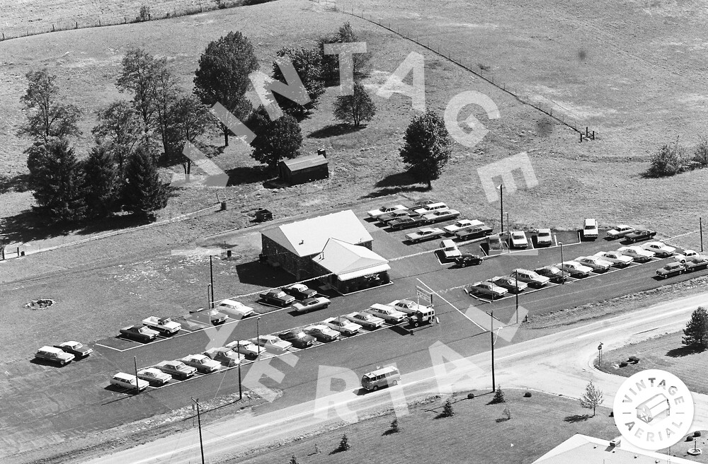 Vintage Aerial Ohio Highland County 1970 43JHI1
