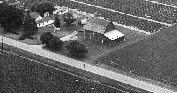 Vintage Aerial photo from 1971 in Henry County, OH
