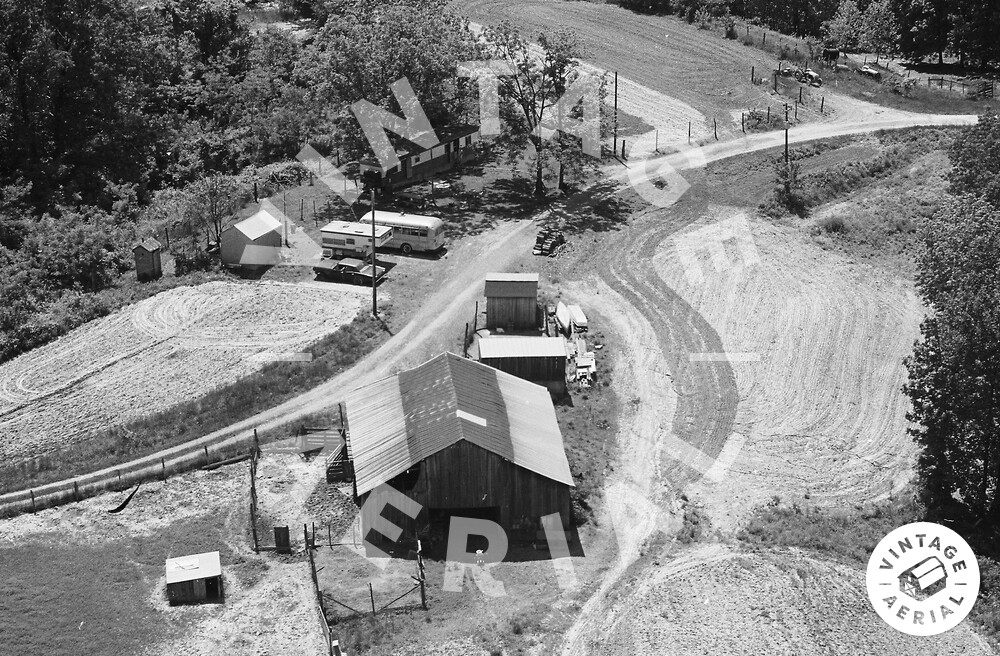 Vintage Aerial Ohio Adams County 1981 79HAD1