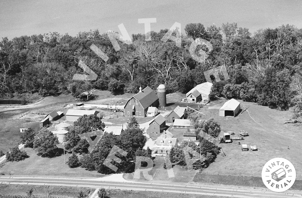 Vintage Aerial Minnesota Waseca County 1981 8AWA1