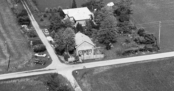 Vintage Aerial photo from 1990 in Seneca County, OH