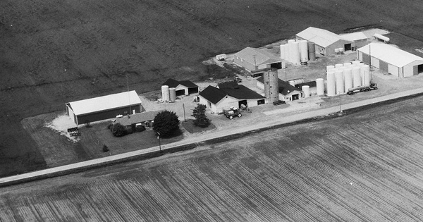 Vintage Aerial photo from 1995 in Crawford County, OH
