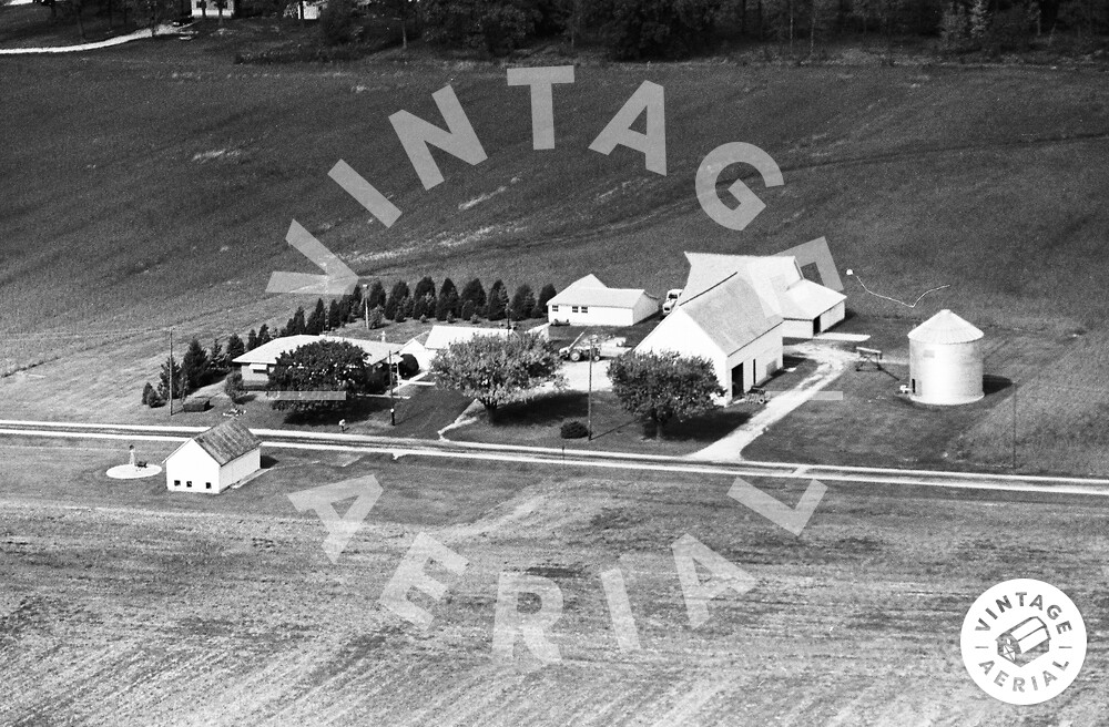 Vintage Aerial Ohio Mercer County 1981 124HME7