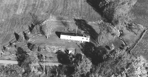 Vintage Aerial photo from 1983 in Jefferson County, NY