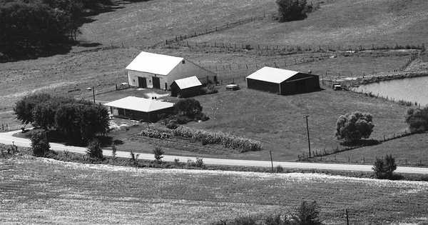 Vintage Aerial photo from 1976 in Brown County, OH