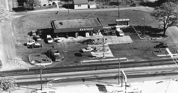 Vintage Aerial photo from 1970 in Pickaway County, OH