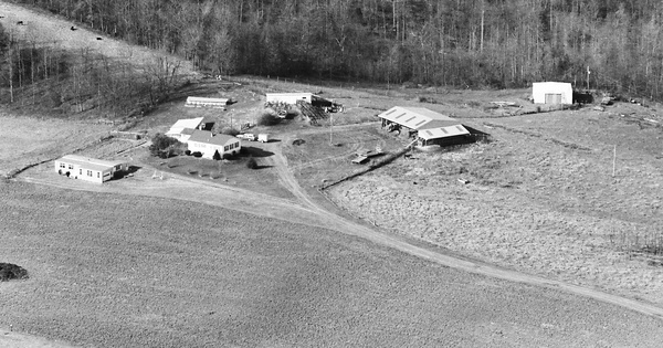 Vintage Aerial photo from 1984 in Rockbridge County, VA