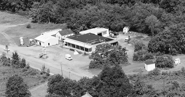 Vintage Aerial photo from 1984 in Carbon County, PA