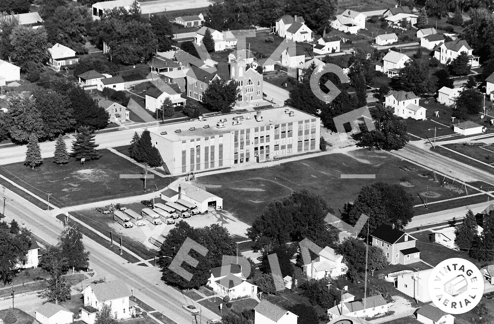 Vintage Aerial Illinois Stephenson County 1974 23CST33