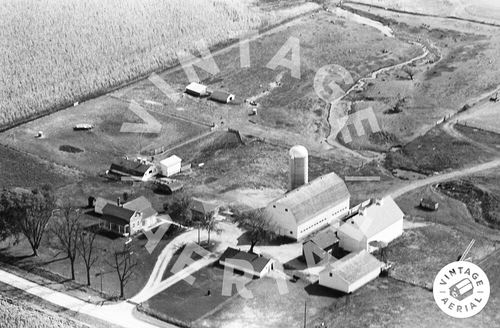 Vintage Aerial Illinois Stephenson County 1964 79ISTN20