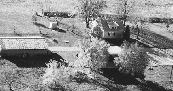 Vintage Aerial photo from 1988 in St. Clair County, IL