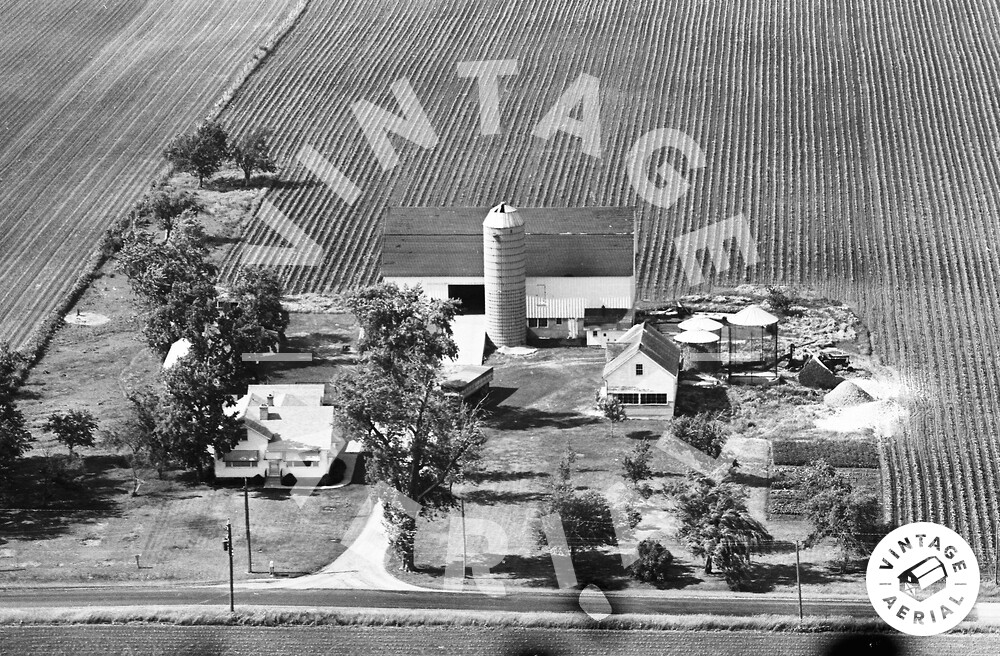 Vintage Aerial Illinois DuPage County 1965 37BDU33