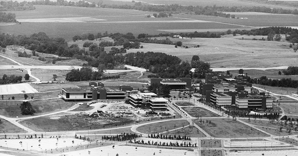 Vintage Aerial photo from 1968 in Madison County, IL