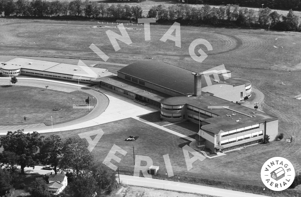 Vintage Aerial Pennsylvania Mercer County 1965 63KME16