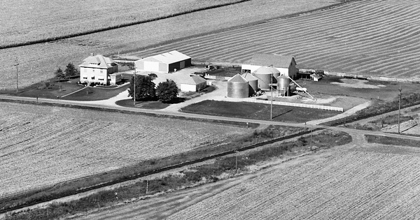 Vintage Aerial photo from 1977 in Peoria County, IL