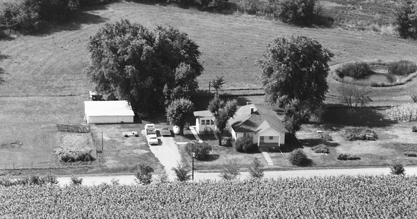 Vintage Aerial photo from 1983 in Cass County, MO