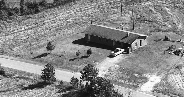Vintage Aerial photo from 1988 in Kemper County, MS