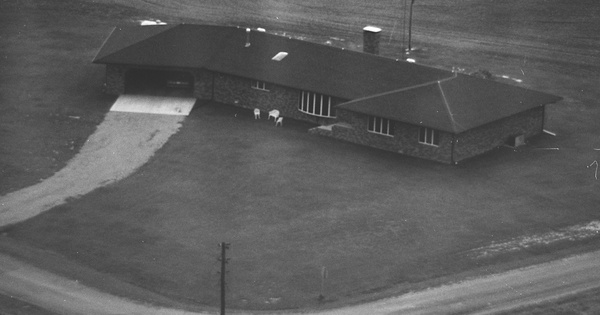 Vintage Aerial photo from 1982 in Clay County, IL