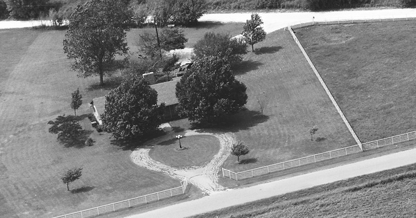 Vintage Aerial photo from 1991 in Ellis County, TX