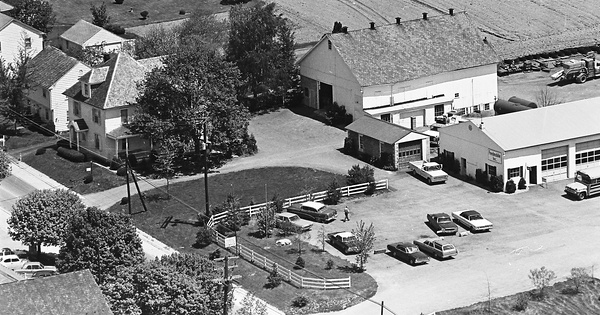 Vintage Aerial photo from 1978 in Lancaster County, PA