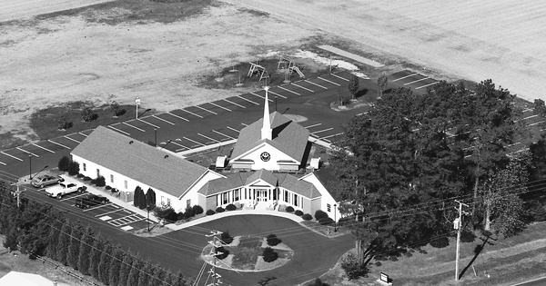 Vintage Aerial photo from 1998 in Northumberland County, VA