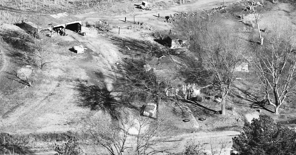 Vintage Aerial photo from 1989 in DeKalb County, AL