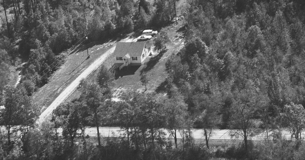Vintage Aerial photo from 1990 in Franklin County, NC