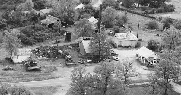 Vintage Aerial photo from 1985 in Independence County, AR