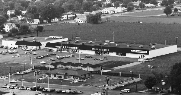 Vintage Aerial photo from 1977 in Tipton County, IN