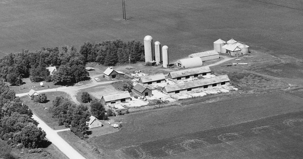 Vintage Aerial photo from 1996 in Cerro Gordo County, IA