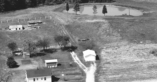 Vintage Aerial photo from 1973 in Johnson County, IN