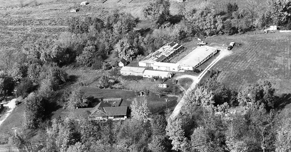Vintage Aerial photo from 1992 in Whitley County, IN