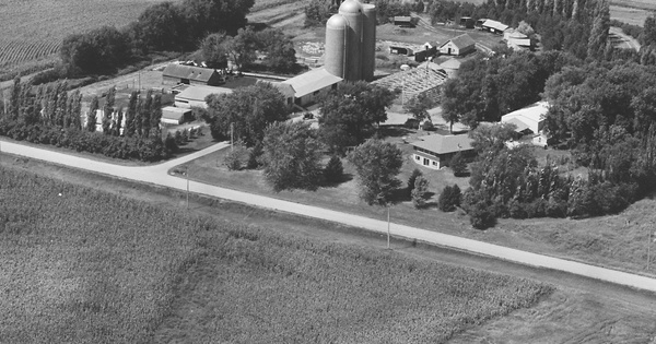 Vintage Aerial photo from 1980 in Ida County, IA