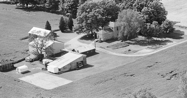 Vintage Aerial photo from 1981 in Kalamazoo County, MI