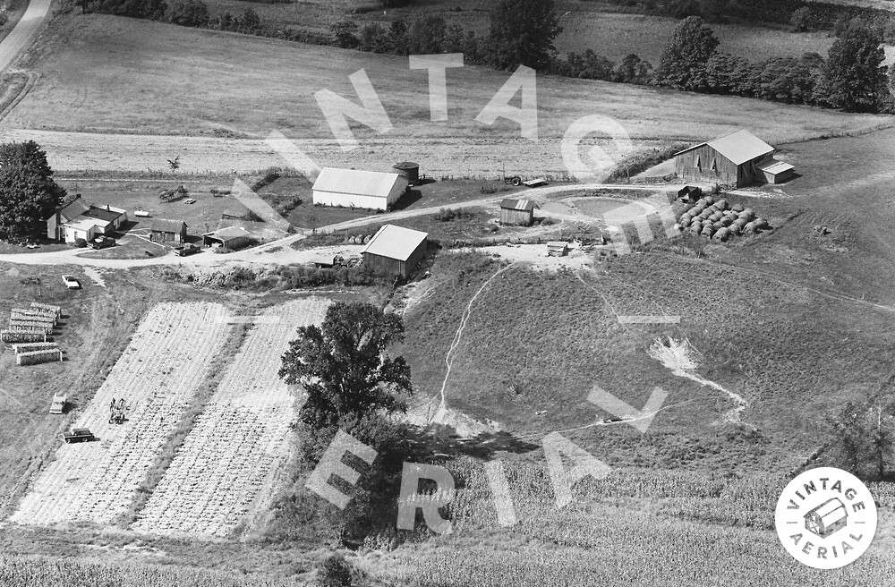 Vintage Aerial Kentucky McLean County 1980 2SMC15