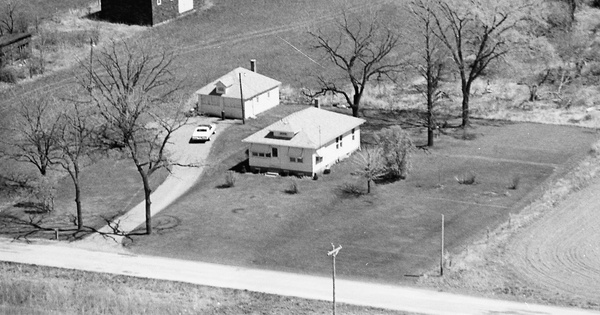 Vintage Aerial photo from 1981 in Porter County, IN