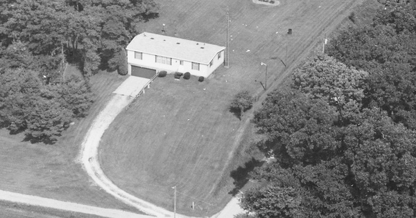 Vintage Aerial photo from 1996 in Noble County, IN