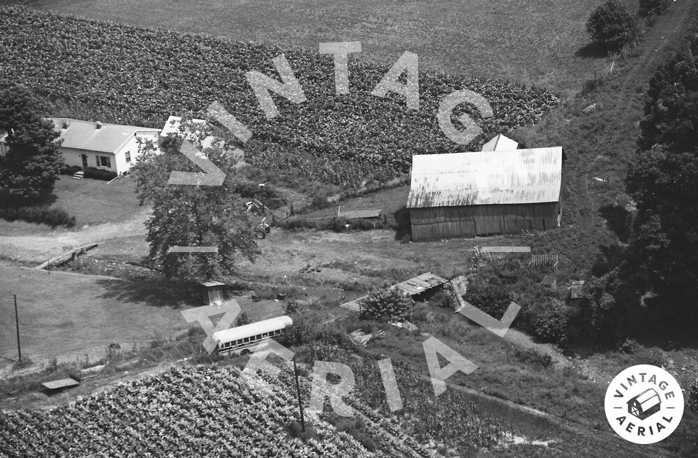 Vintage Aerial Kentucky County 1982 40WMO11