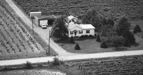 Vintage Aerial photo from 1977 in Berrien County, MI