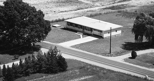 Vintage Aerial photo from 1976 in Berrien County, MI