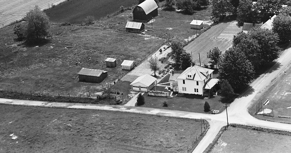 Vintage Aerial photo from 1963 in Jackson County, IN
