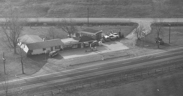 Vintage Aerial photo from 1981 in Tuscola County, MI