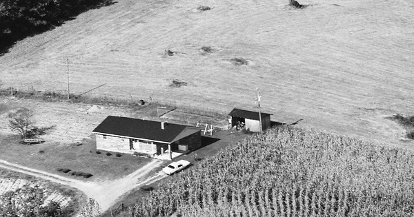 Vintage Aerial photo from 1982 in Jackson County, KY