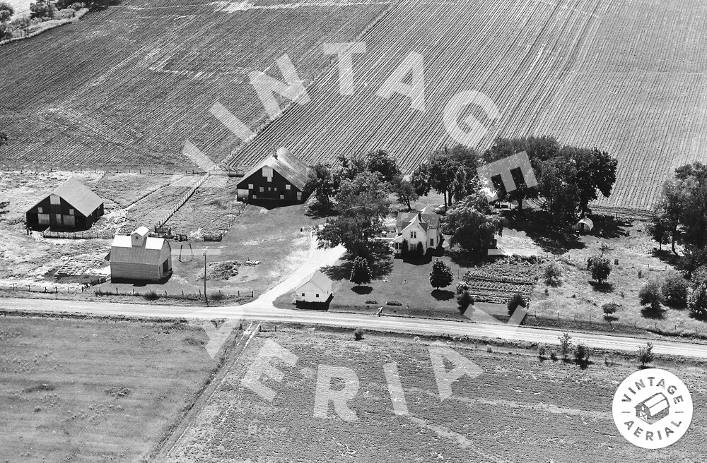 Vintage Aerial Iowa Tama County 1965 11DTA15