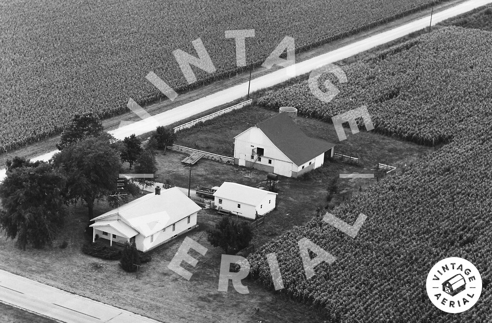 Vintage Aerial Illinois Vermilion County 1966 63FVE9