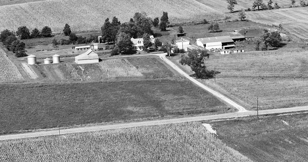 Vintage Aerial photo from 1985 in St. Clair County, IL